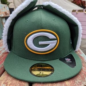 Green Bay Packers dog-ear fitted hat